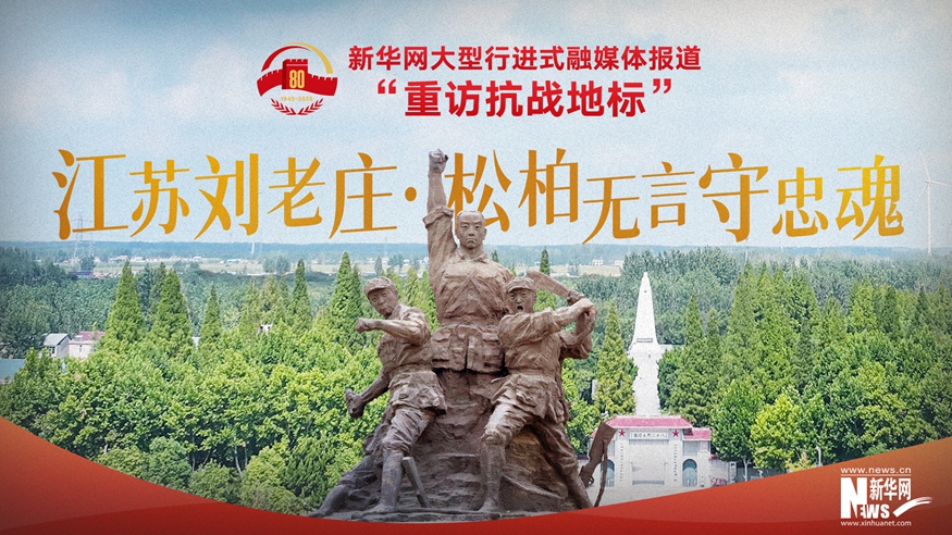 重訪抗戰(zhàn)地標丨江蘇劉老莊·松柏?zé)o言守忠魂