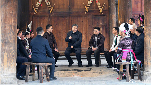信團鼓樓話振興，習近平：祝你們的日子越過越紅火