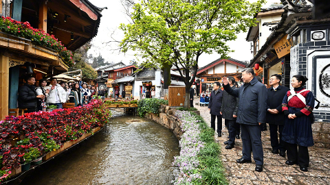 習近平考察麗江古城：文旅產業(yè)要走一條持續(xù)、健康的發(fā)展之路