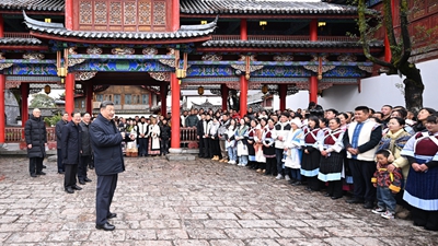 習近平在云南考察時強調 解放思想改革創(chuàng)新奮發(fā)進取真抓實干 在中國式現代化進程中開創(chuàng)云南發(fā)展新局面