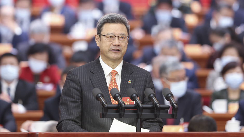 錢(qián)智民委員作大會(huì)發(fā)言