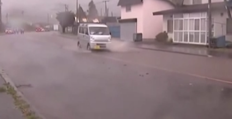 傾盆！日本北海道遭遇“創(chuàng)紀(jì)錄短時暴雨”